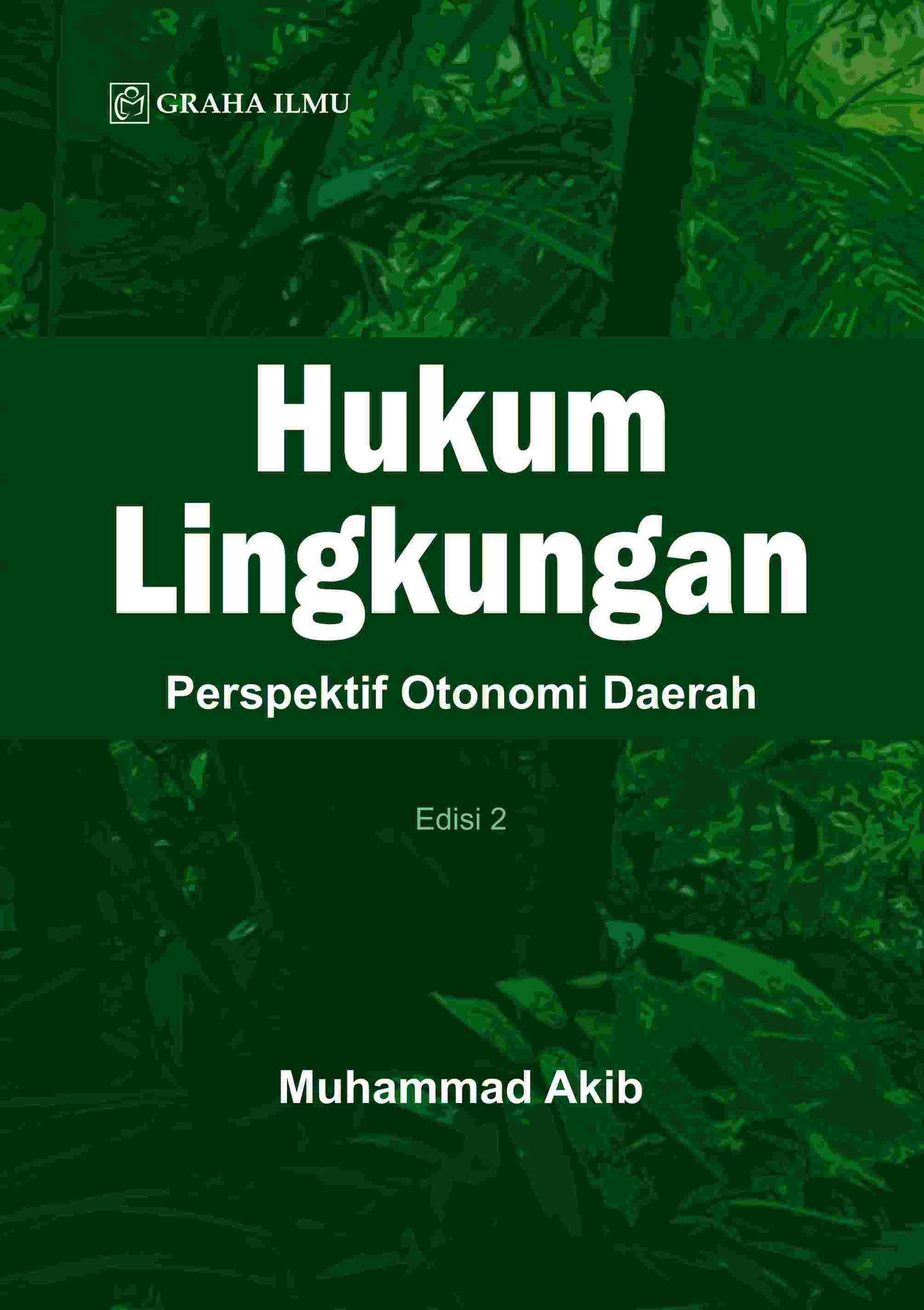 Sampul buku Hukum Lingkungan Edi...